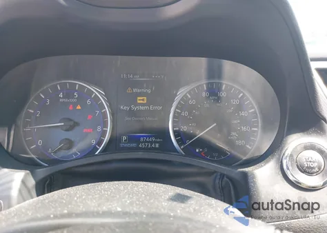 2017 Infiniti Q50 3.0T Premium z USA, uszkodzony, nr VIN JN1EV7AR7HM836764